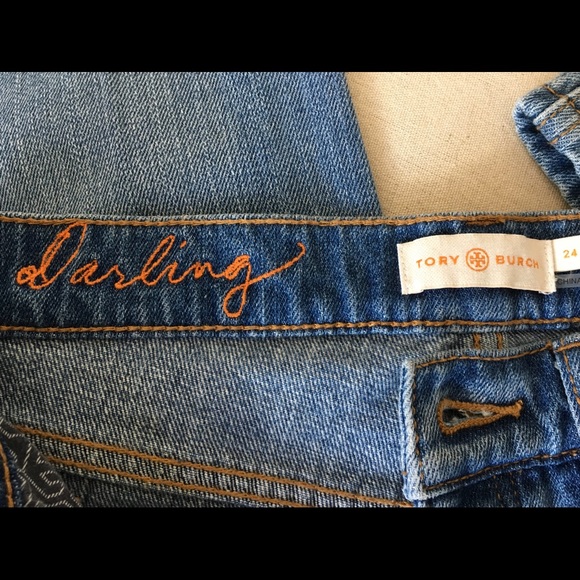 Tory Burch Darling Mid-Rise Jeans SZ 24 (0) - Picture 8 of 8